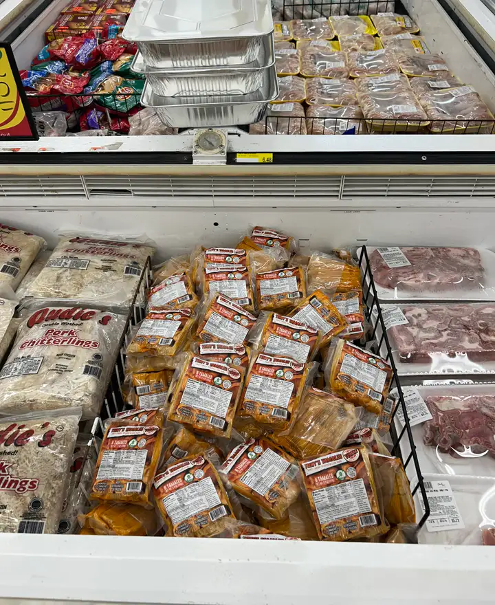 Tony’s Tamales retail display